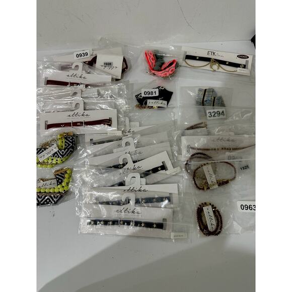 Ettika Jewelry Choker Necklace Lot of 23 Pieces Boho Grunge Goth Festival New - Picture 1 of 9